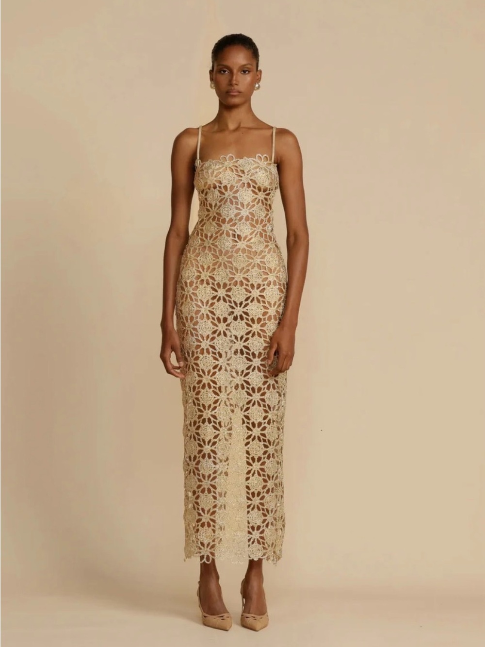 Arcina Ori Kendra Gold Dress